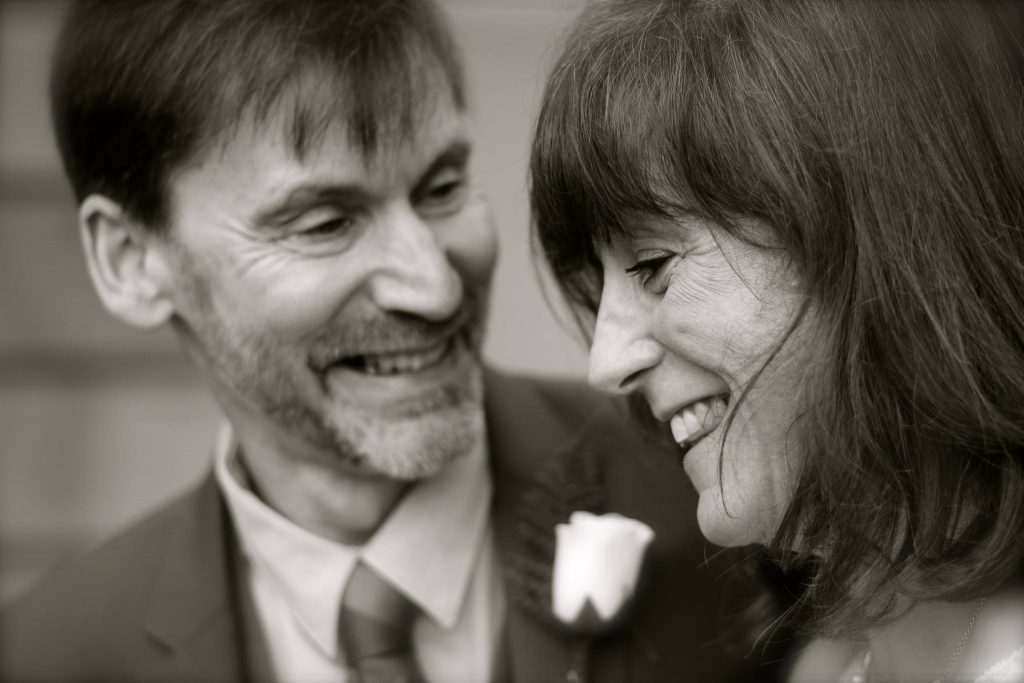 Intimate wedding moments
