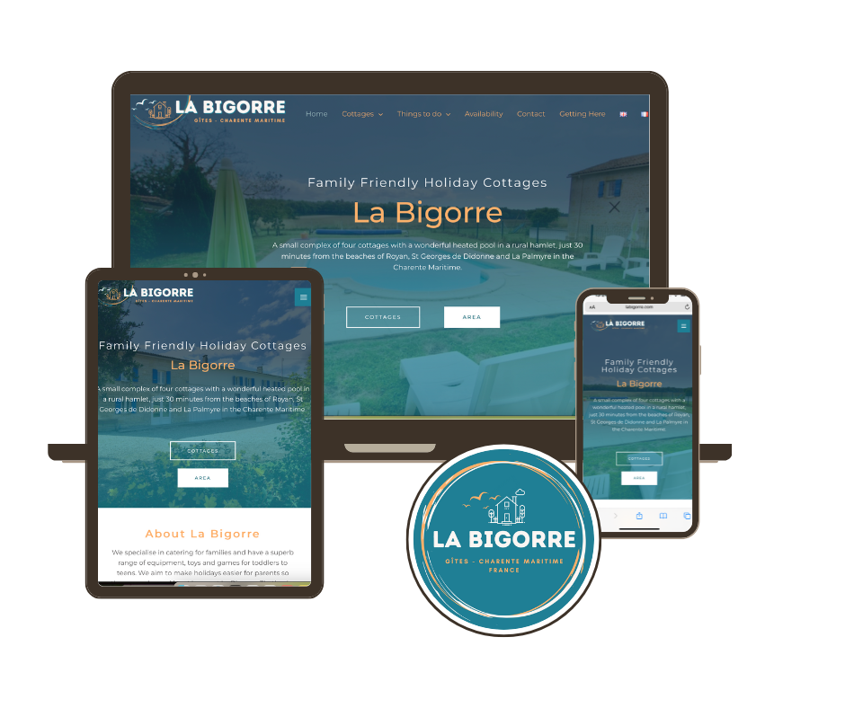 Websites-LaBigorre La Bigorre gite website